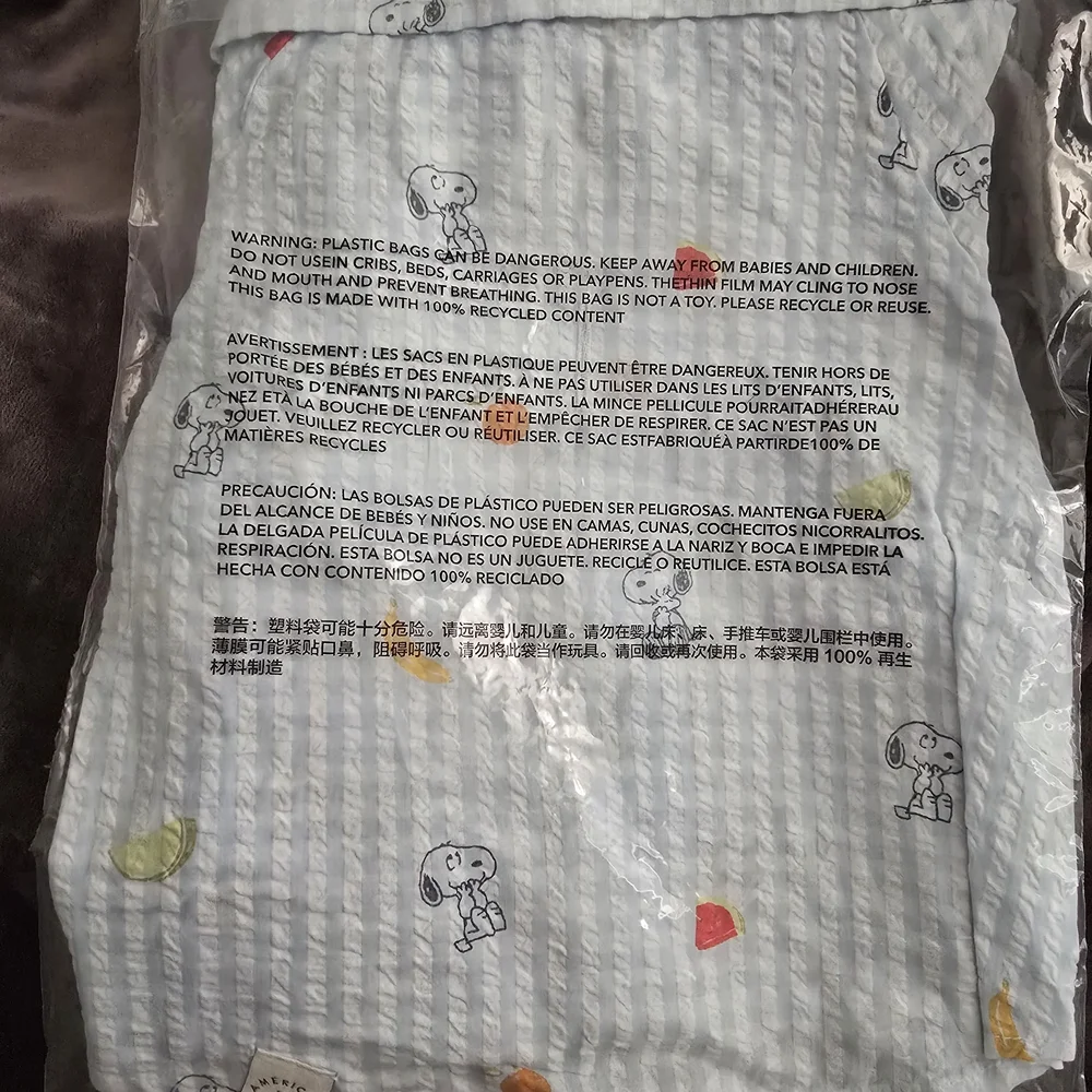 American Eagle/Beagle Outfitters, Light Blue Snoopy Dog Shirt - Picture 4 of 5